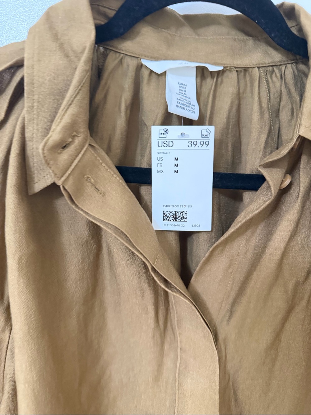 H&M Olive Utility Drawstring Jacket - Picture 2 of 3